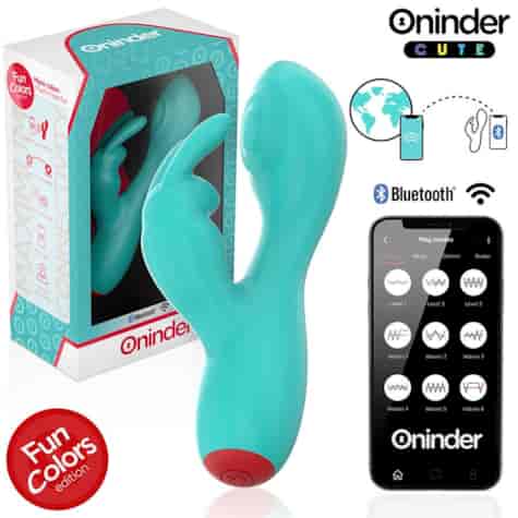 Oninder Cute - Love Bunny G-spot Clitoral Vibrator - Free Worldwide App