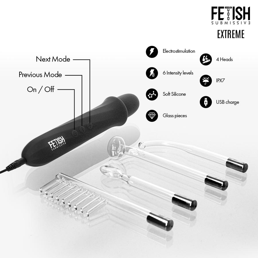 FETISH SUBMISSIVE - HIGH FREQUENCY ELECTROSTIMULATION WAND — zdjęcie 5