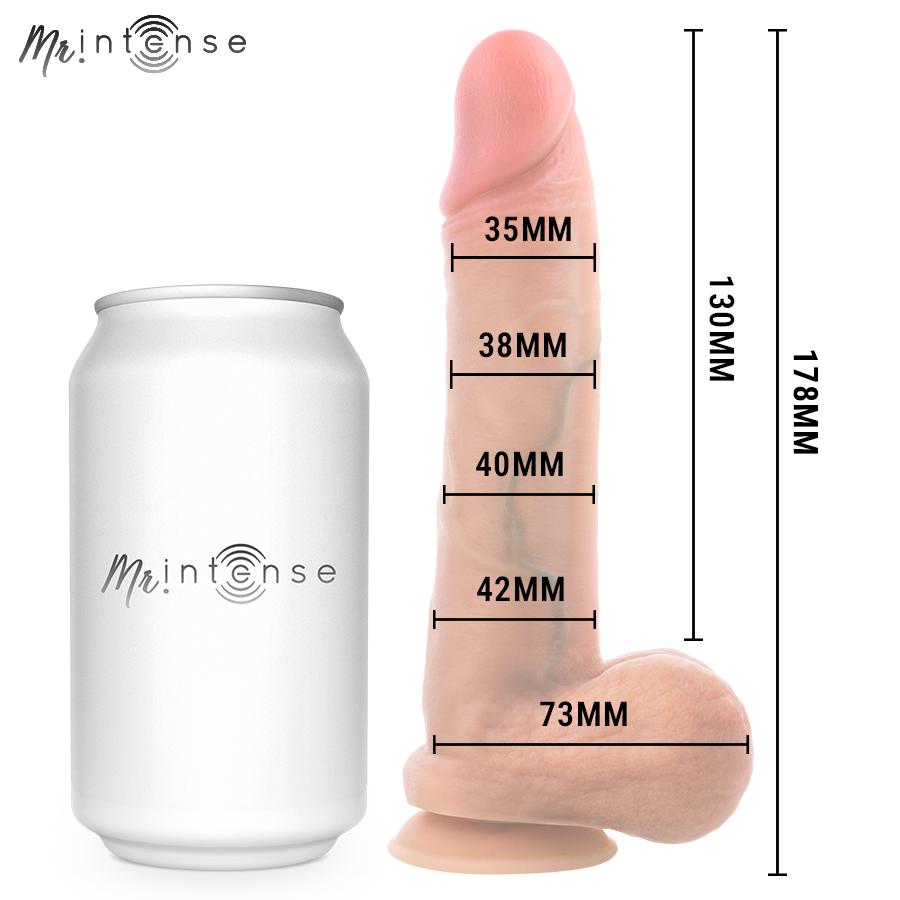 MR INTENSE - GARY S ULTRA-REALISTIC SILICONE COCK WITH TESTICLES 17.8 CM -Ø- 4.2 CM — zdjęcie 5