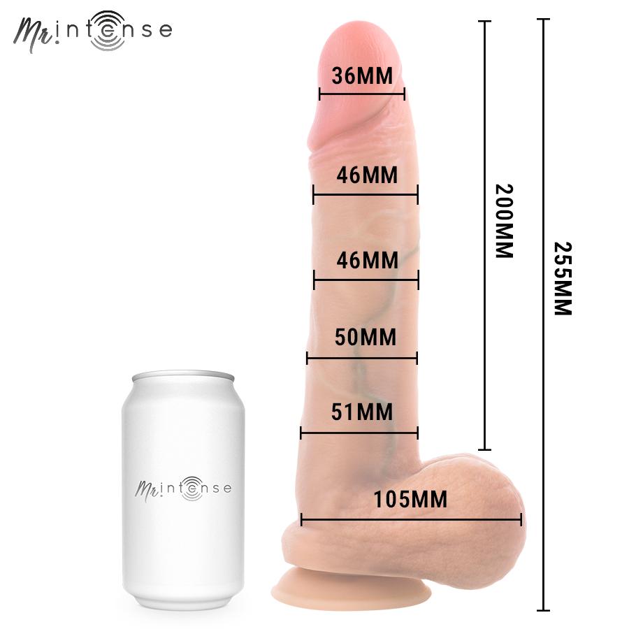 MR INTENSE - GARY XL ULTRA-REALISTIC SILICONE COCK WITH TESTICLES 25.5 CM -Ø- 5.1 CM — zdjęcie 5