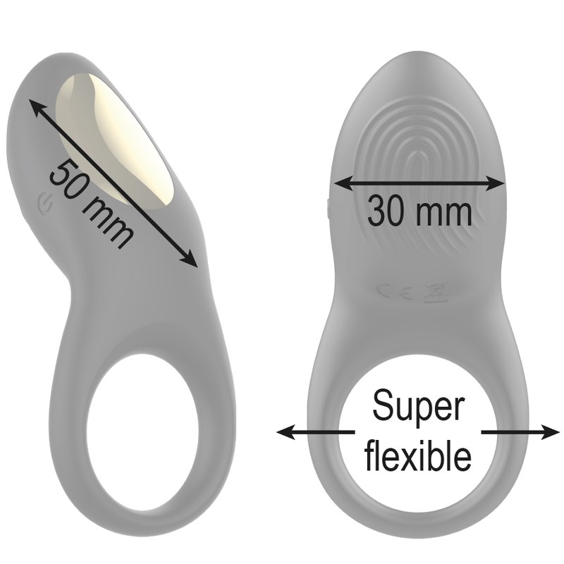 IBIZA - FULL CONTACT REMOTE CONTROL VIBRATING RING — zdjęcie 5
