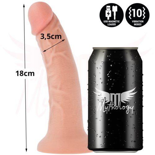 Mythology Fantasy Dildo - Mythology - Asher Original Dildo S - Vibrator + Remote Control With Watchme Wireless Technology — zdjęcie 10