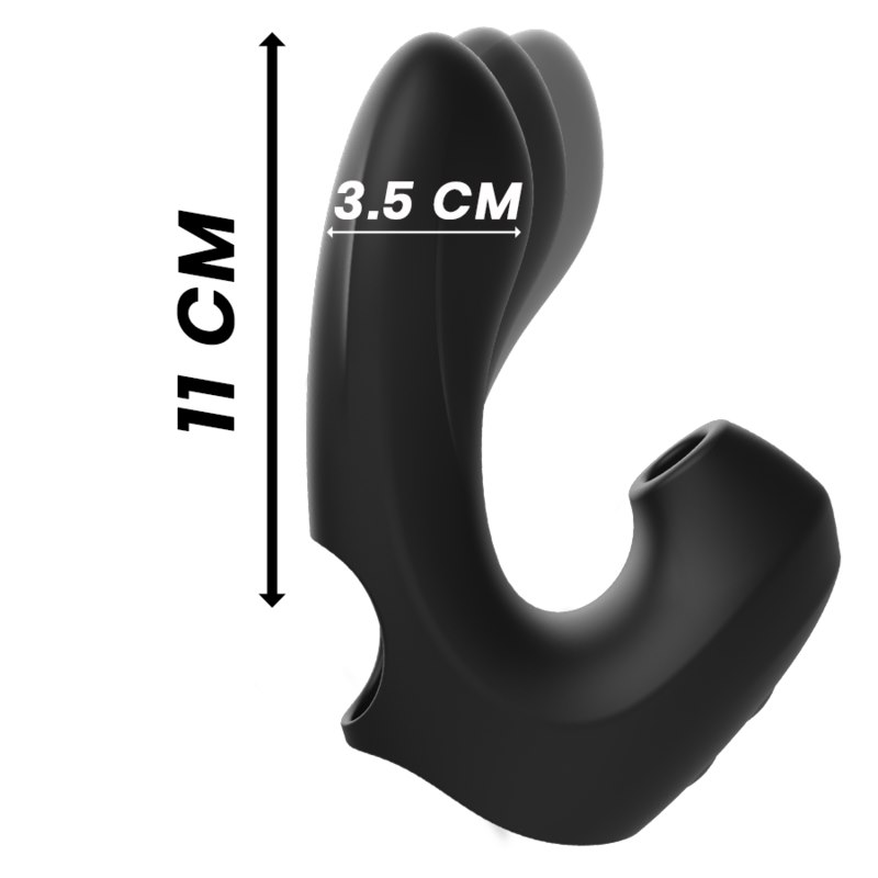 IBIZA - POWERFUL VIBRATING AND CLITORIS SUCTION THIMBLE — zdjęcie 5