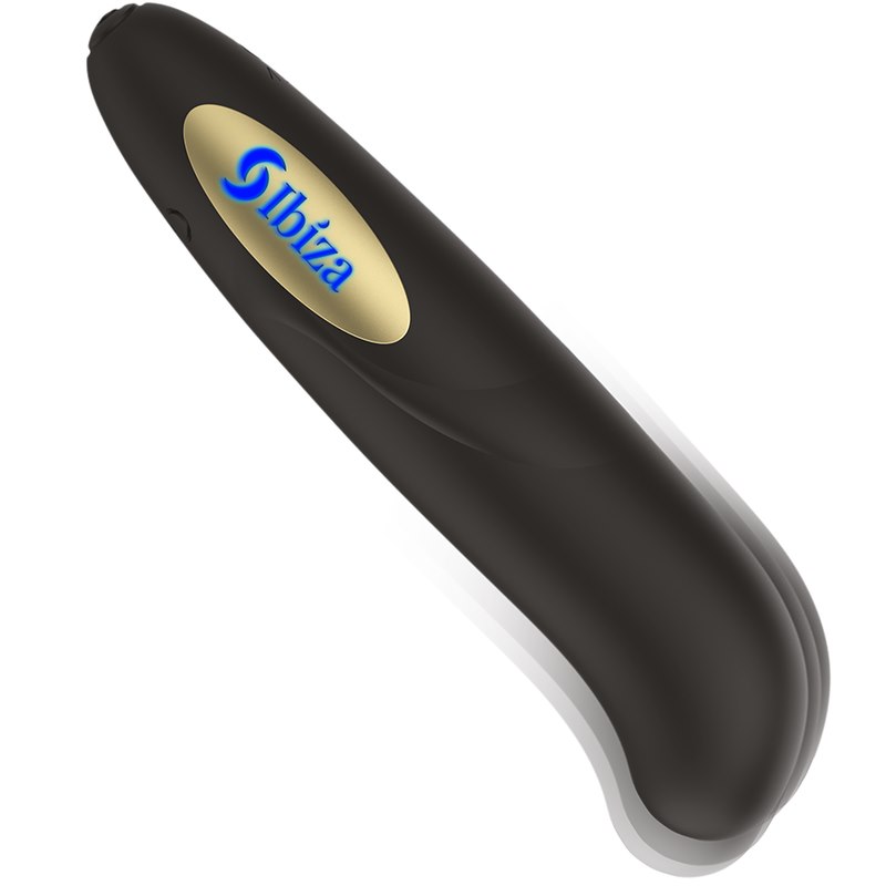 IBIZA - CLIT STIMULATOR USB CHARGER 10 VIBRATION MODES GOLDEN 13 X 2,9 CM — zdjęcie 5