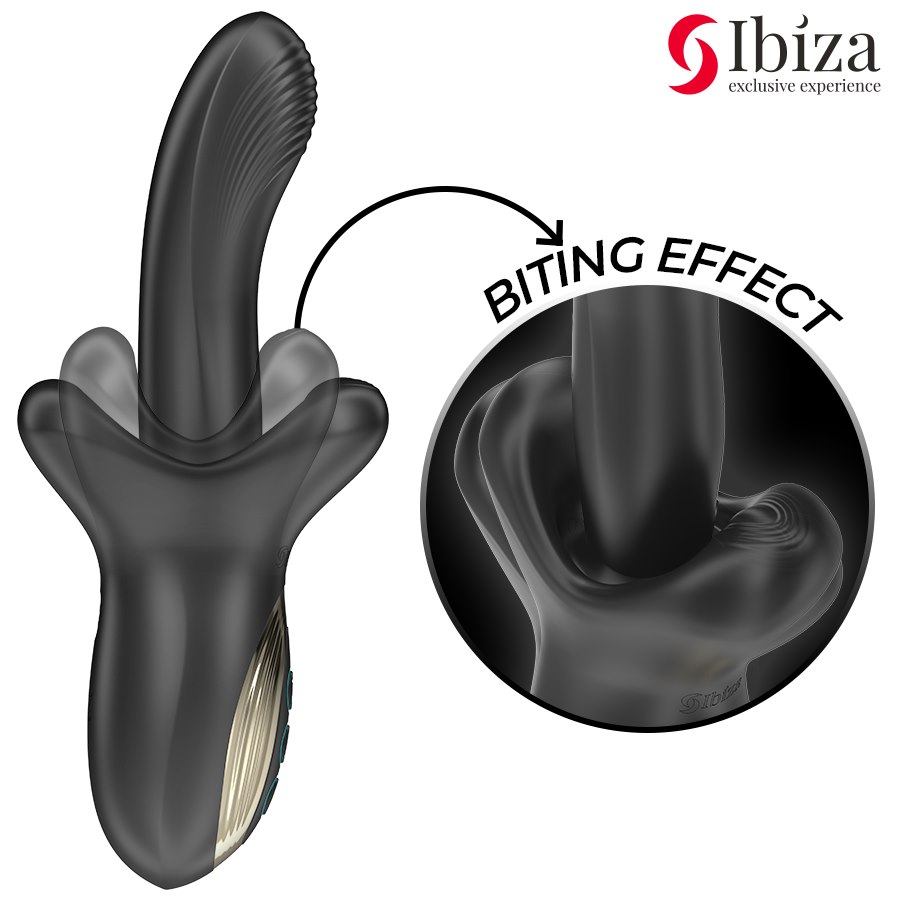IBIZA - POWERFUL VIBRATOR WITH THRUSTING AND BITING EFFECT — zdjęcie 5