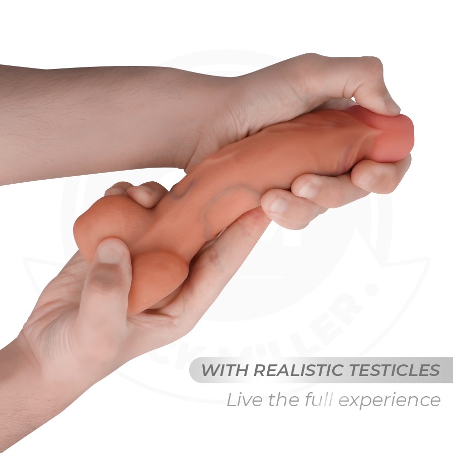 COCK MILLER - HYPERREALISTIC ARTICULABLE DILDO 17.8 CM — zdjęcie 5