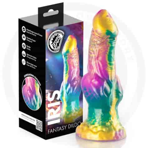 Epic - Iris Dildo With Rainbow Testicles Of Pleasure