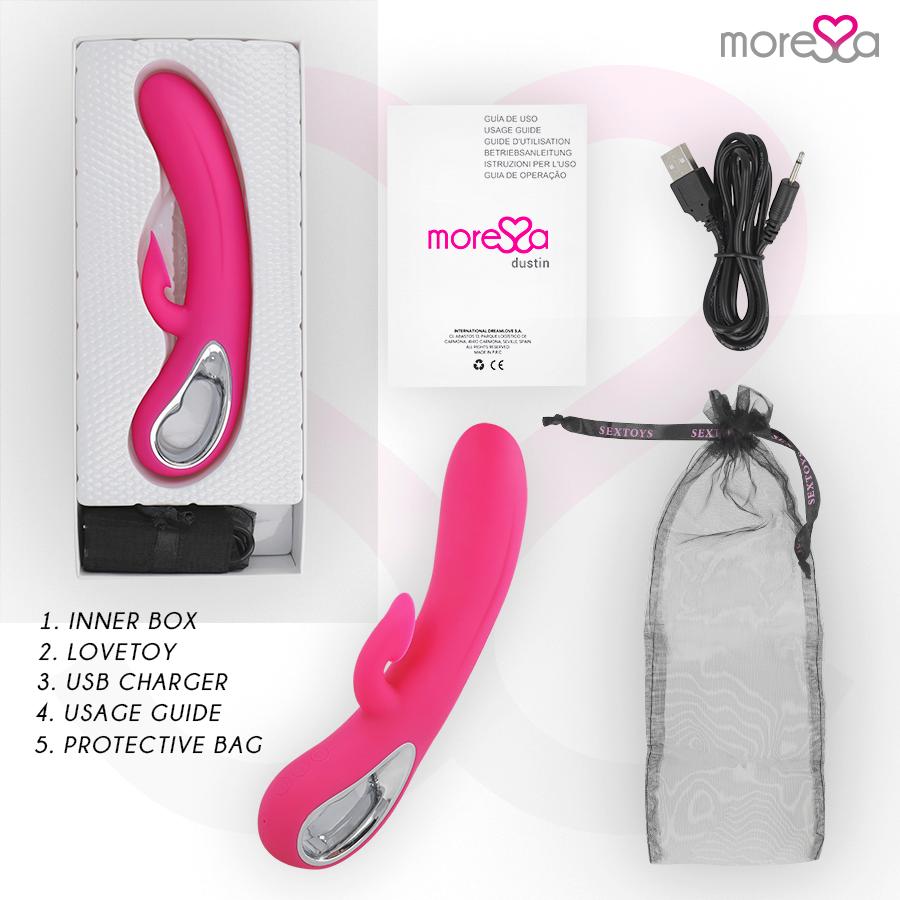 MORESSA - DUSTIN CLITORAL SUCTION AND POWERFUL VIBRATION PREMIUM SILICONE RECHARGEABLE — zdjęcie 6