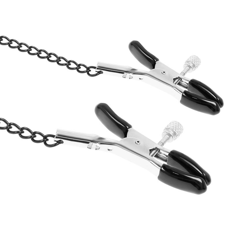 FETISH SUBMISSIVE - GAG RING WITH NIPPLE CLAMPS — zdjęcie 6