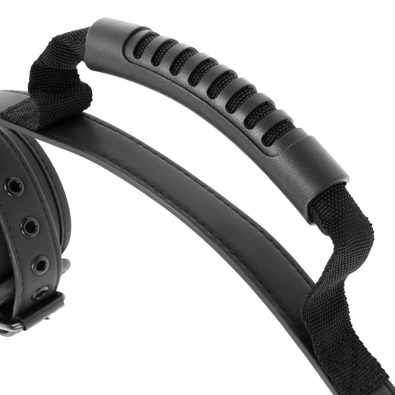 FETISH SUBMISSIVE - NOPRENE LINING HANDCUFFS WITH HANDLE — zdjęcie 6