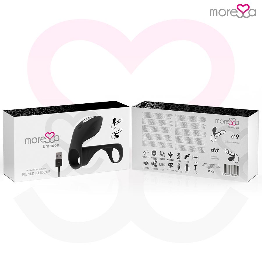 MORESSA - BRANDON VIBRATOR RING WITH COVER — zdjęcie 6