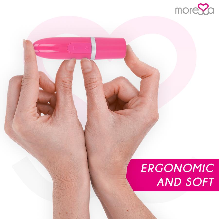 MORESSA - IVY VIBRATOR STIMULATOR TRAVEL PINK — zdjęcie 6