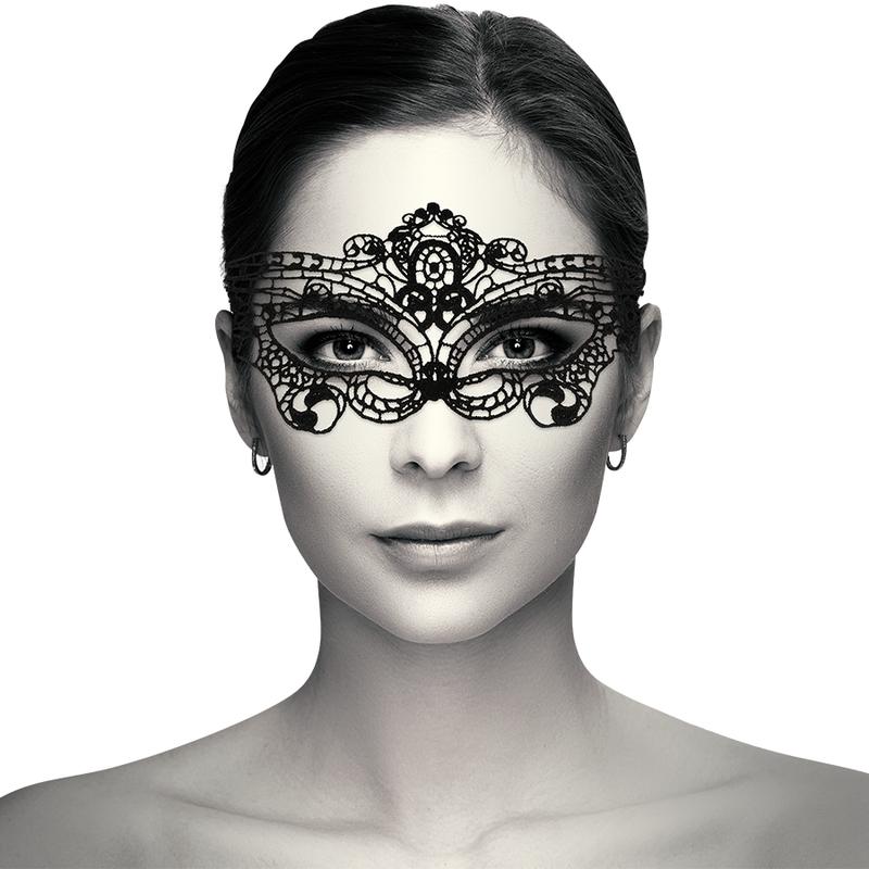 COQUETTE CHIC DESIRE - LACE MASK BLACK — zdjęcie 6
