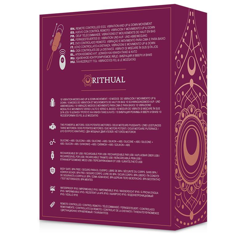 RITHUAL - REVA EGG REMOTE CONTROL UP&DOWN SYSTEM + VIBRATION — zdjęcie 6