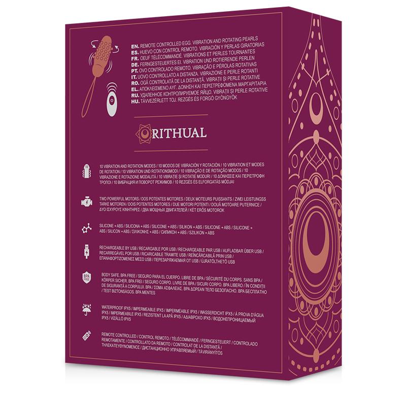 RITHUAL - SITA EGG REMOTE CONTROL BEAD ROTATION + VIBRATION — zdjęcie 6