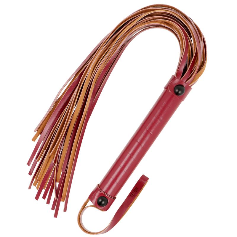 FETISH SUBMISSIVE DARK ROOM - VEGAN LEATHER WHIP — zdjęcie 6