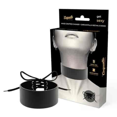 COQUETTE CHIC DESIRE - VEGAN LEATHER CHOKER