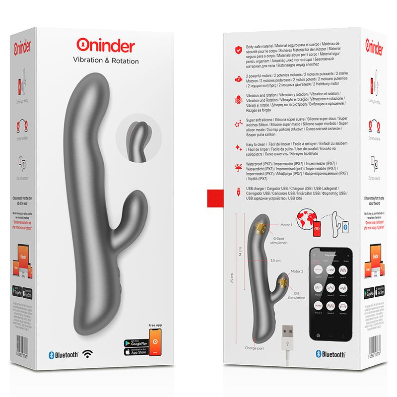 ONINDER - OSLO VIBRATION & ROTATION BLACK - FREE APP — zdjęcie 6
