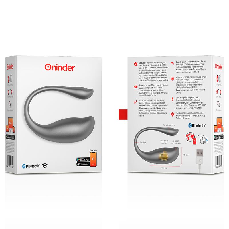 ONINDER - NAIROBI VIBRATING EGG BLACK - FREE APP — zdjęcie 6