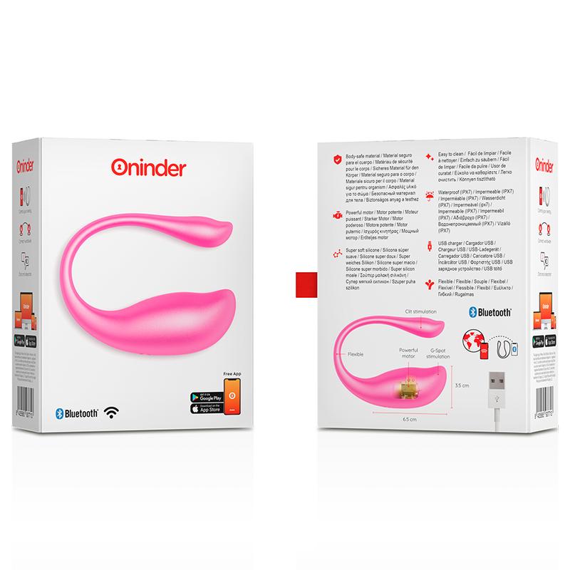 ONINDER - NAIROBI VIBRATING EGG PINK - FREE APP — zdjęcie 6