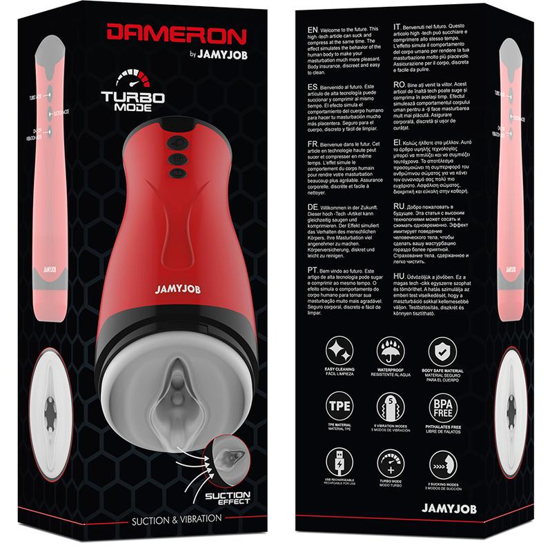 JAMYJOB - DAMERON SUCTION AND VIBRATION MASTURBATOR — zdjęcie 6