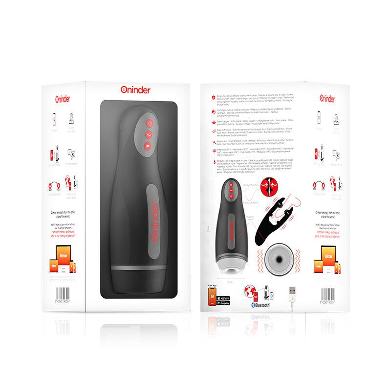 ONINDER - SEOUL RECHARGEABLE MALE MASTURBATOR 10 SPEED - FREE APP — zdjęcie 6