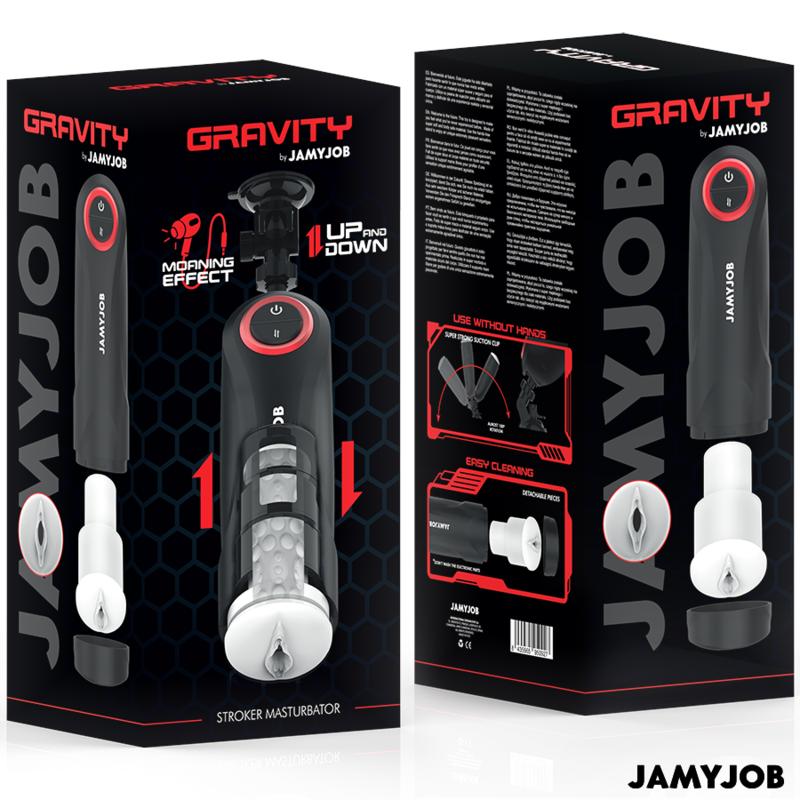 JAMYJOB - GRAVITY AUTOMATIC VAGINA MASTURBATOR 5 THRUSTING MODES AND SOUND EFFECT — zdjęcie 6