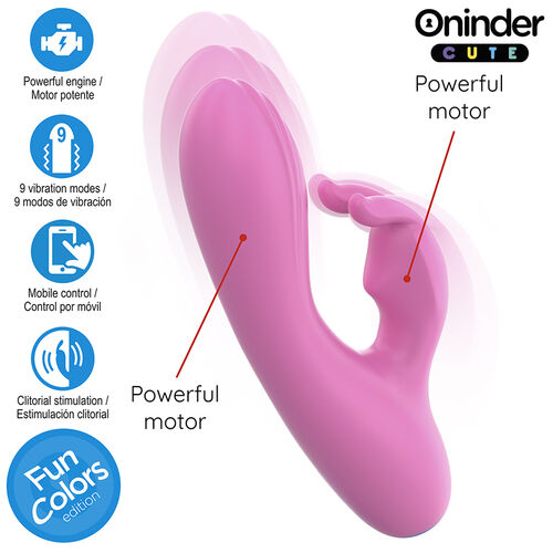 Oninder Cute - Love Bunny Vibrator G-spot Clitoris - Free Worldwide App — zdjęcie 6