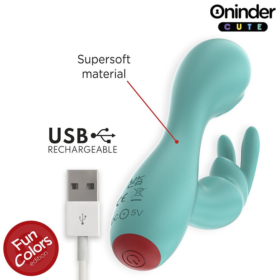 Oninder Cute - Love Bunny G-spot Clitoral Vibrator - Free Worldwide App — zdjęcie 6