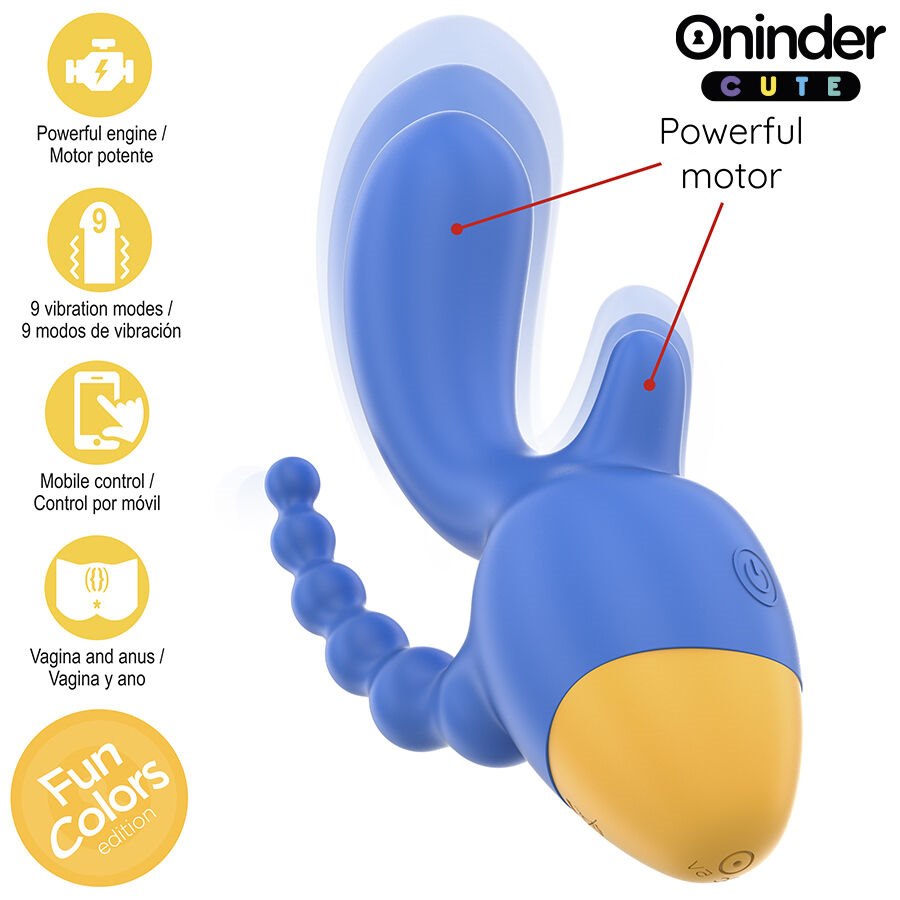 Oninder Cute - Love 3 Some Triple Vibrator — zdjęcie 6