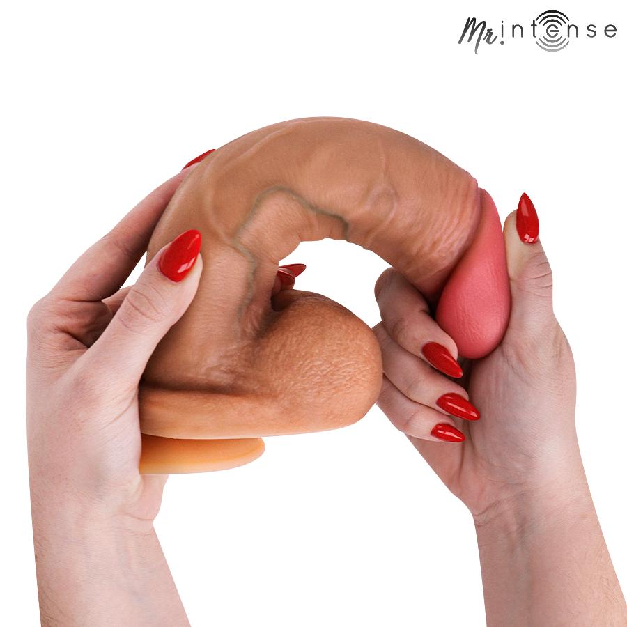 MR INTENSE - GARY XL ULTRA-REALISTIC SILICONE COCK WITH TESTICLES 25.5 CM -Ø- 5.1 CM — zdjęcie 6