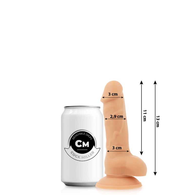 COCK MILLER - SILICONE DENSITY COCKSIL ARTICULABLE 13 CM — zdjęcie 6