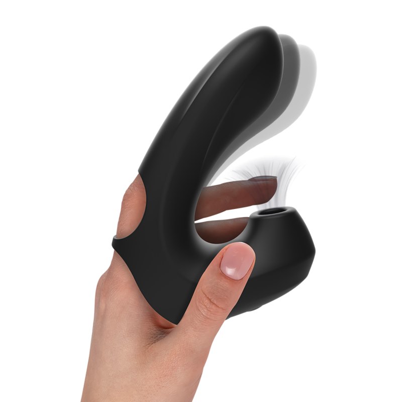 IBIZA - POWERFUL VIBRATING AND CLITORIS SUCTION THIMBLE — zdjęcie 6