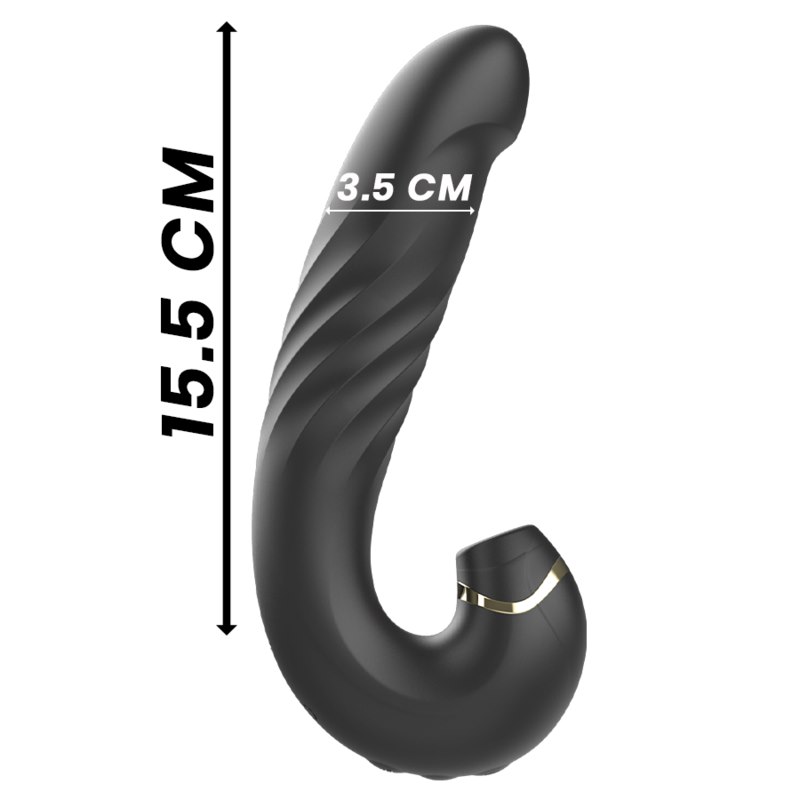 IBIZA - CLIP UP & DOWN + VIBRATOR + CLITORIS SUCTION — zdjęcie 6
