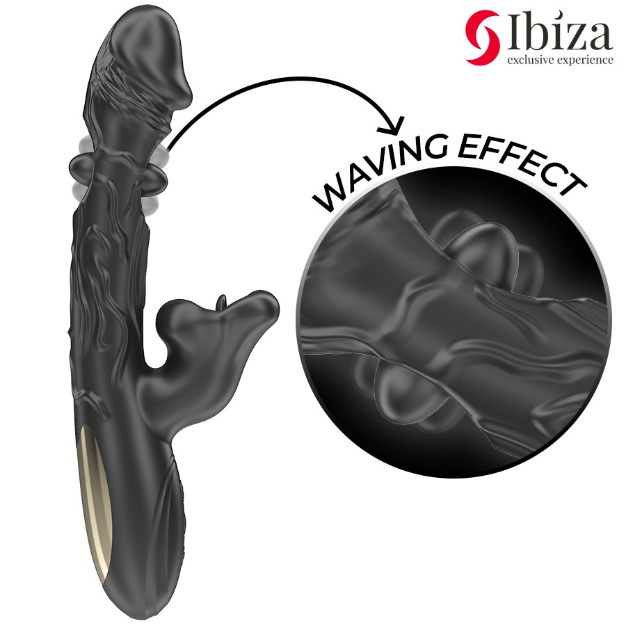 IBIZA - VIBRATOR AND CLITORIS STIMULATOR WITH BITING AND ROTATION EFFECT — zdjęcie 6