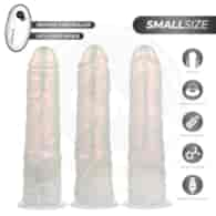 COCK MILLER - DILDO WITH SUCTION CUP, LIGHTS AND VIBRATION WITH REMOTE CONTROL WHITE 19.5 CM
