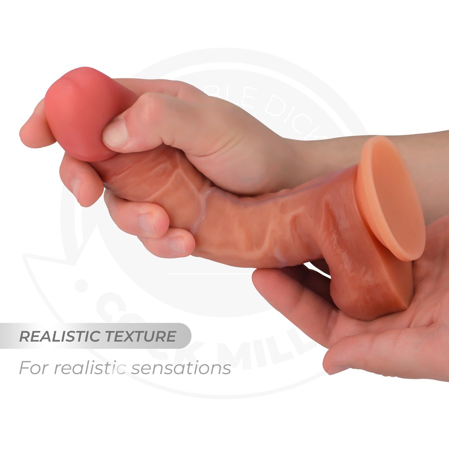 COCK MILLER - HYPERREALISTIC ARTICULABLE DILDO 19.3 CM — zdjęcie 6