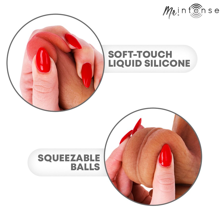 MR INTENSE - BRUCE L DILDO SILICONE 23 CM -Ø- 5.2 CM — zdjęcie 6