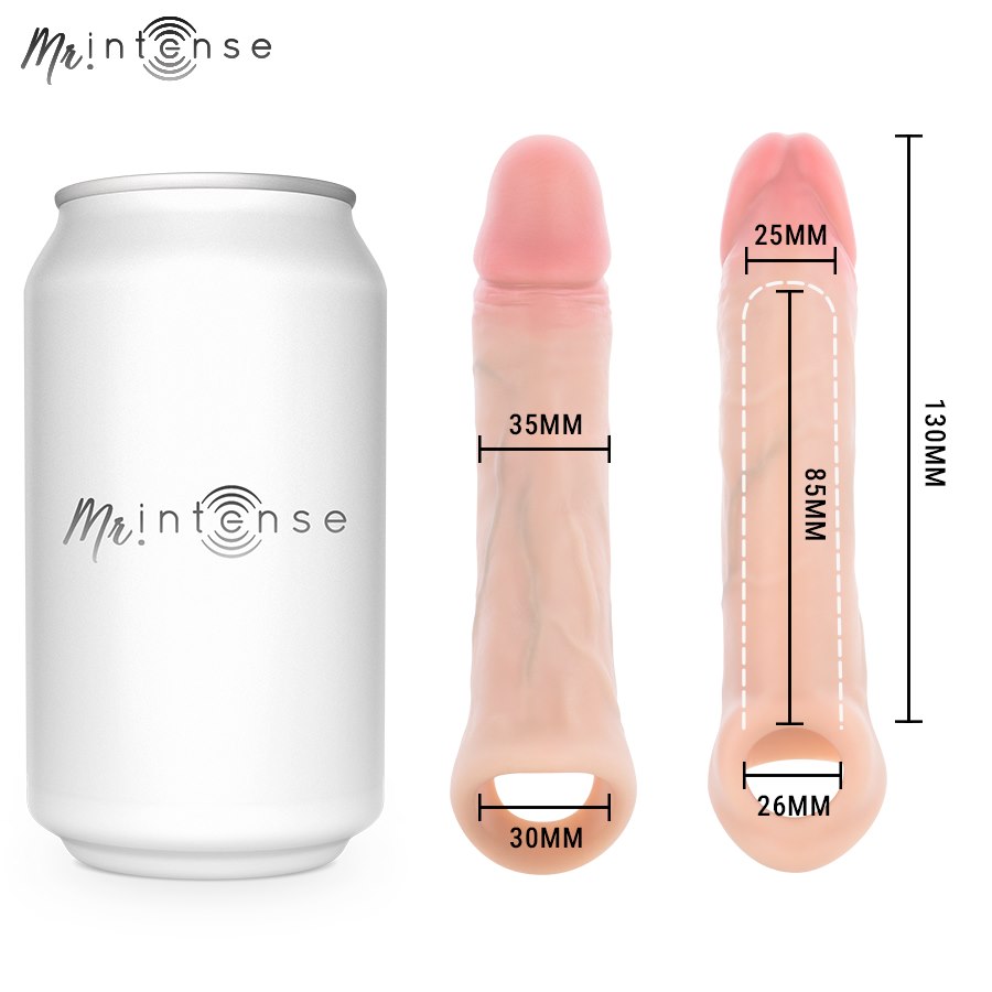 MR INTENSE - SIMON S SILICONE PENIS COVER 13 CM -Ø- 4 CM — zdjęcie 6
