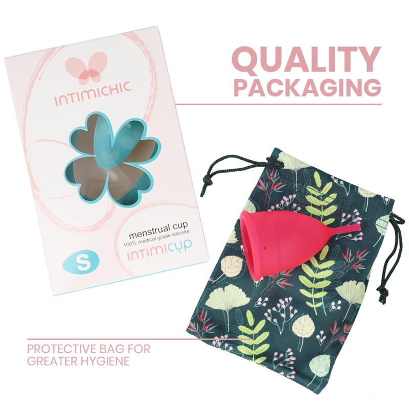 INTIMICHIC - MENSTRUAL CUP MEDICAL GRADE SILICONE - SIZE S — zdjęcie 7
