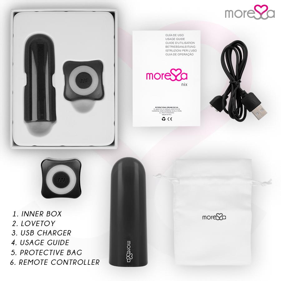 MORESSA - NIX VIBRATOR REMOTE CONTROL BLACK — zdjęcie 7