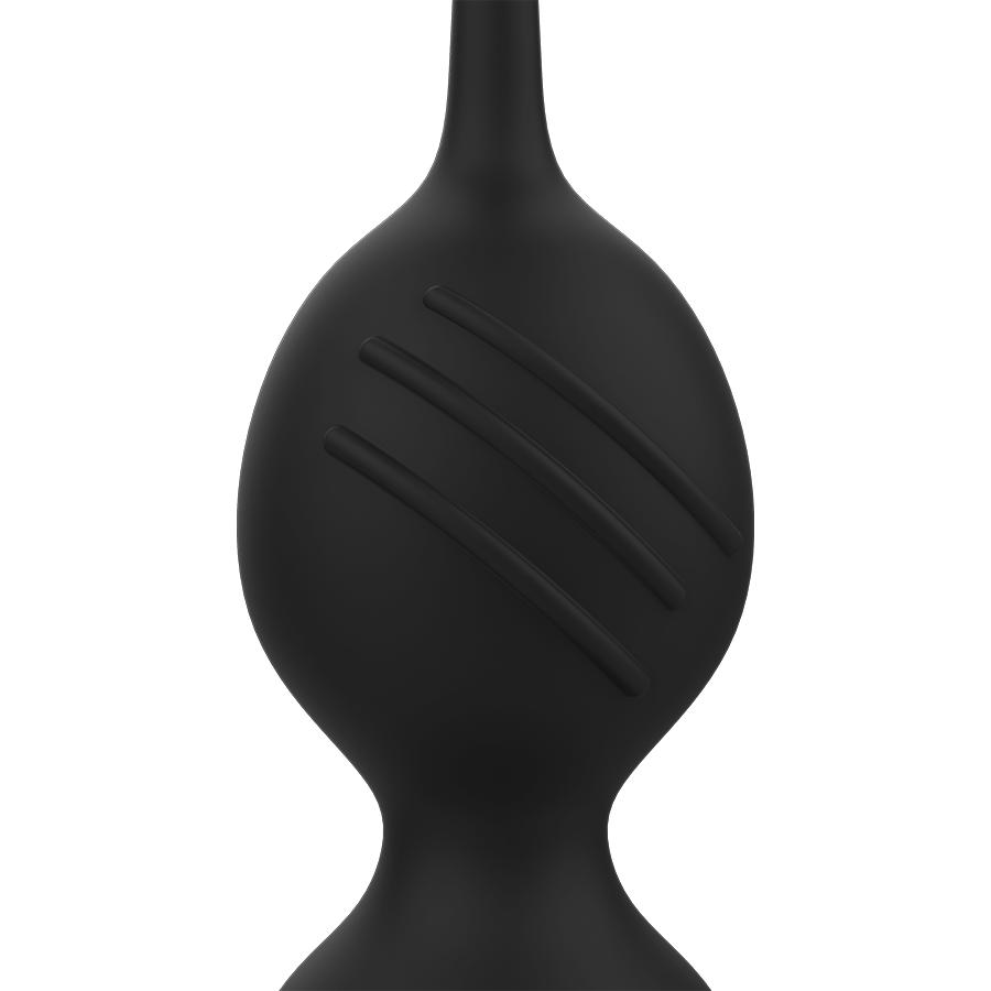 RITHUAL - NISHA RECHARGEABLE VIBRATING KEGEL BALLS BLACK — zdjęcie 7