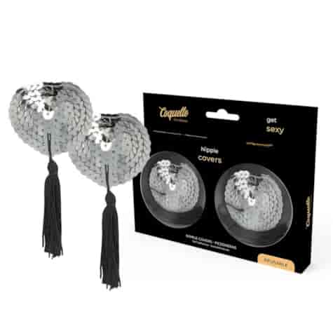 COQUETTE CHIC DESIRE - NIPPLE COVERS SILVER