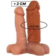 VIRILXL - LIQUID SILICONE V3 BROWN PENIS EXTENSION