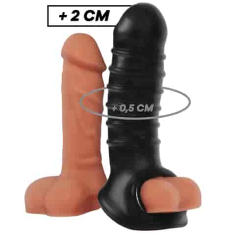 VIRILXL - PENIS EXTENSION AND SHEATH V15 BLACK
