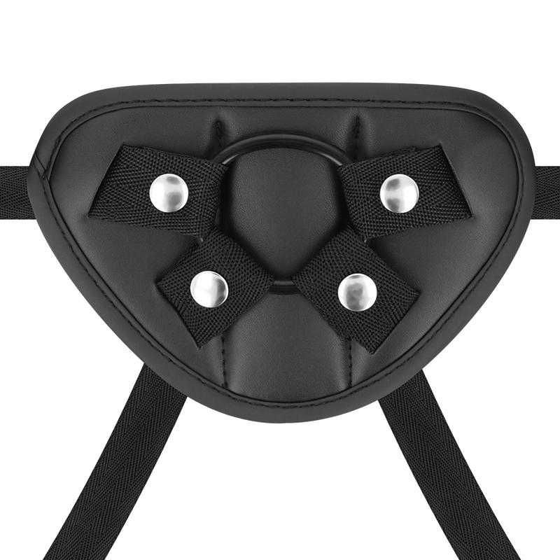 CYBER SILICOCK - STRAP-ON HARNESS WITH 3 RINGS FREE — zdjęcie 7