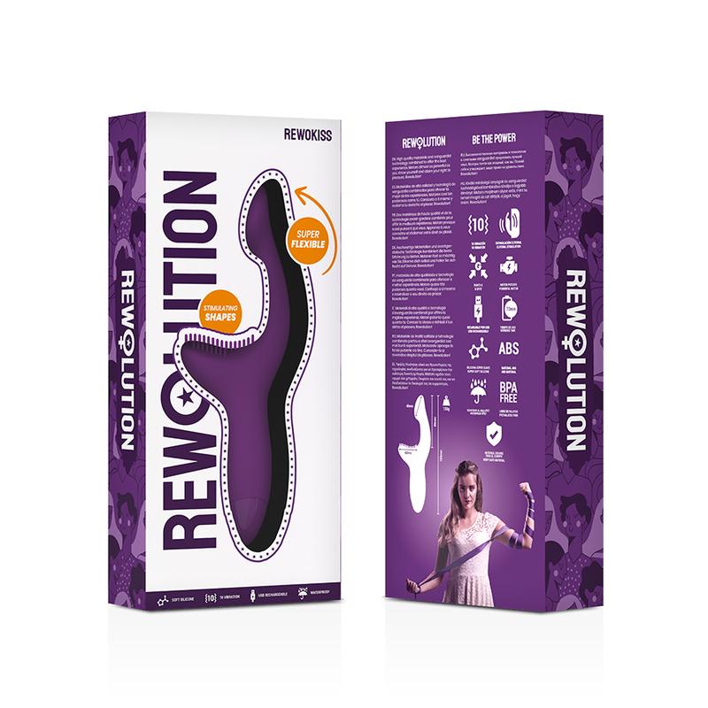 REWOLUTION - REWOKISS VIBRATOR POINT TO STIMULATOR — zdjęcie 7