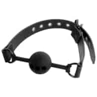 FETISH SUBMISSIVE BONDAGE - BREATHABLE SILICONE BALL GAG