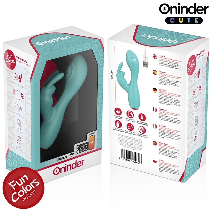 Oninder Cute - Love Bunny G-spot Clitoral Vibrator - Free Worldwide App — zdjęcie 7