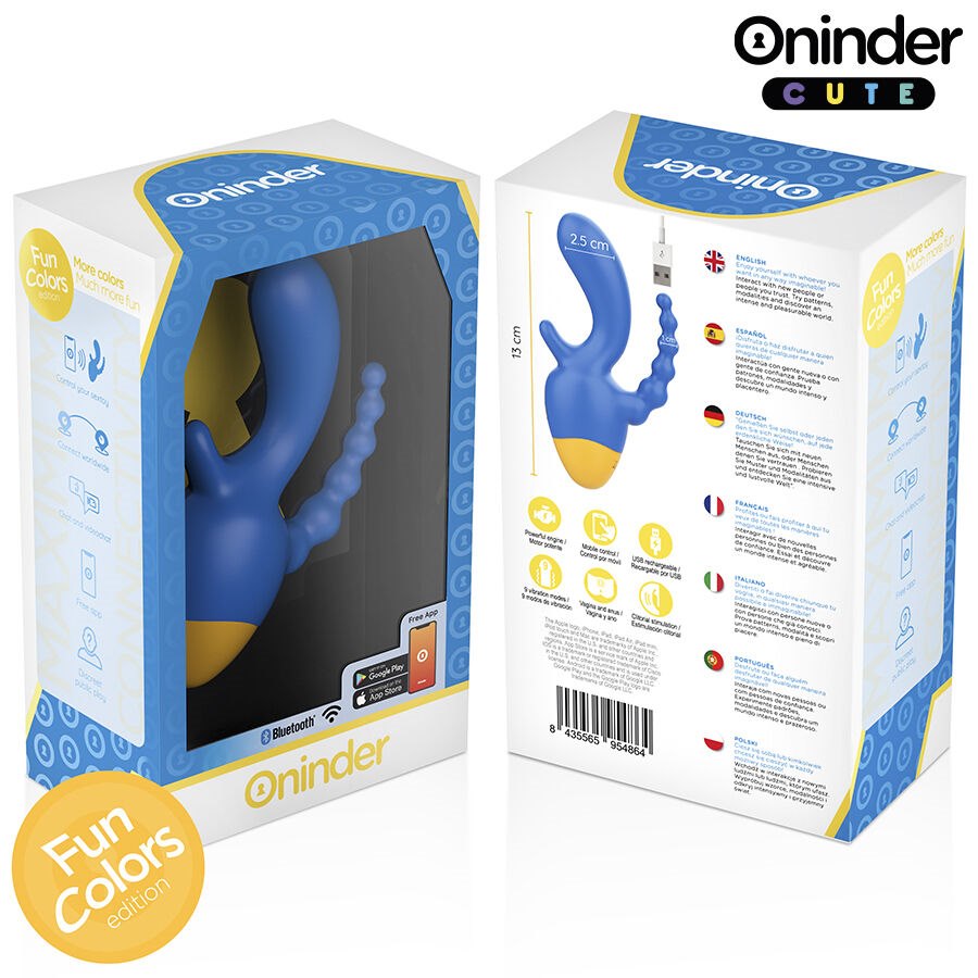 Oninder Cute - Love 3 Some Triple Vibrator — zdjęcie 7